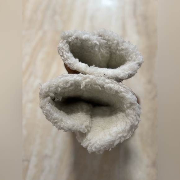 TAXI brown suede Sherpa lined boots with laces (EU 38) - Picture 9 of 9